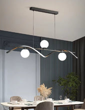 Load image into Gallery viewer, Nordic Home Decor Chandeliers Pendant Lights Glass Ball Black/Gold
