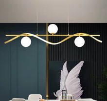 Load image into Gallery viewer, Nordic Home Decor Chandeliers Pendant Lights Glass Ball Black/Gold
