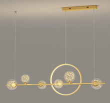 Load image into Gallery viewer, Gold Chandeliers Small Ceiling Light Modern Pendant Lights LED 66W Home Indoor Lighting Decor 100cm
