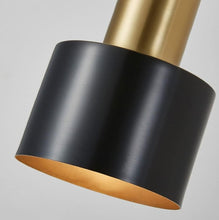 Load image into Gallery viewer, Wall Light Retro Style Iron Wall Lamp Fitting Indoor Bedroom Bedside E27 Lamp Holder Black and Gold

