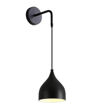 Load image into Gallery viewer, Wall Mount Light Modern 1 Light Wall Pendant Lamp for Bedside Black E27
