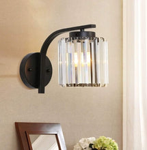 Load image into Gallery viewer, Wall Lights Retro Wall Lamp Bedside Lamp Modern Minimalist Black/Gold Sconce
