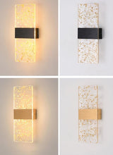 Load image into Gallery viewer, Indoor Wall Lamps LED Sconce Wall Light Modern Decor 6W Black/Gold
