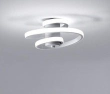 Load image into Gallery viewer, Semi Flush LED Ceiling Light Ceiling Lamp Light Fixtures 18W Nordic Minimalist Black/White
