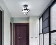 Load image into Gallery viewer, Black LED Ceiling Light 21 W Square Modern Indoor Ceiling Lamps for Balconies, Hallway, Living Room, Bedroom, Kitchen
