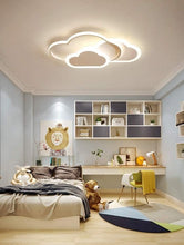 Load image into Gallery viewer, Children&#39;s Room Ceiling Lamp with Remote Control LED Ceiling Lamp for Children&#39;s Room White Cloud Lamp

