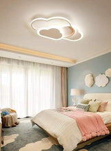 Load image into Gallery viewer, Children&#39;s Room Ceiling Lamp with Remote Control LED Ceiling Lamp for Children&#39;s Room White Cloud Lamp

