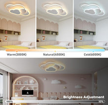 Load image into Gallery viewer, Children&#39;s Room Ceiling Lamp with Remote Control LED Ceiling Lamp for Children&#39;s Room White Cloud Lamp
