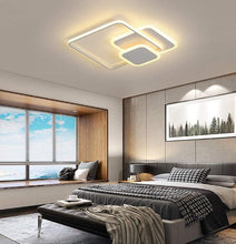 Load image into Gallery viewer, 3 Squares Structure Ceiling Light Modern Ultra-Thin Led Ceiling Lamp Flush Mount White/Black Indoor Decoration
