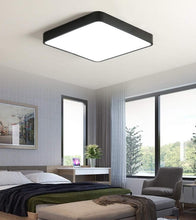 Load image into Gallery viewer, LED Super Thin Flush Ceiling Lights Modern Ultra-Thin Square 40cm Black/White

