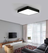 Load image into Gallery viewer, LED Super Thin Flush Ceiling Lights Modern Ultra-Thin Square 40cm Black/White
