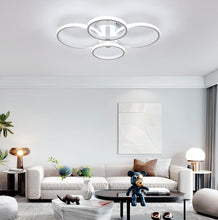 Load image into Gallery viewer, Ceiling Lamp Modern Round LED Ceiling Light 48W 3700LM White 4 Rings
