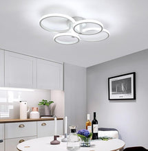 Load image into Gallery viewer, Ceiling Lamp Modern Round LED Ceiling Light 48W 3700LM White 4 Rings
