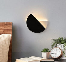 Load image into Gallery viewer, 360 Rotatable Round Wall Light Acrylic Lampshade Wall Sconce LED Warm Light

