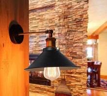 Load image into Gallery viewer, Vintage Industrial Metal Wall Sconce Lighting 180 Degree Adjustable Wall Lamp Wall Mount Light Fixture
