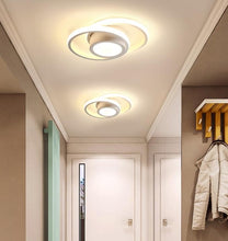 Load image into Gallery viewer, LED Ceiling Light, Round Ceiling Light Indoor Black/White 31W 3 Color Lights
