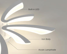 Load image into Gallery viewer, Ceiling Light LED Ceiling Lighting 48W Acrylic Modern Lighting Fixture with Remote Control White
