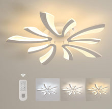 Load image into Gallery viewer, Ceiling Light LED Ceiling Lighting 48W Acrylic Modern Lighting Fixture with Remote Control White

