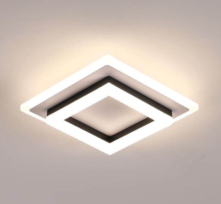 LED Ceiling Light 30W Modern Ceiling Lamp Square Acrylic 30/40cm