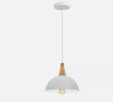 Load image into Gallery viewer, Vintage Industrial Metal Ceiling Pendant Shade Modern Hanging Retro Light White
