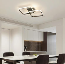 Load image into Gallery viewer, LED Ceiling Light 50 W Black Acrylic Ceiling Lamp Square Ceiling Light with Remote Control 3000K-6500K
