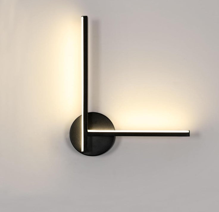 LED Wall Light Indoor Wall Lamp Living Room LED Modern Black 16 W Hallway Lamp Wall Cold White