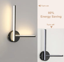 Load image into Gallery viewer, LED Wall Light Indoor Wall Lamp Living Room LED Modern Black 16 W Hallway Lamp Wall Cold White
