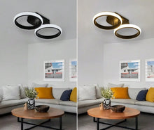 Load image into Gallery viewer, LED Mounted Ceiling Lamp Decorative Lights Black/White Round Ceiling Lights 3 Color Lights
