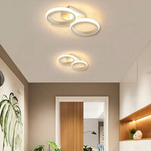 Load image into Gallery viewer, LED Mounted Ceiling Lamp Decorative Lights Black/White Round Ceiling Lights 3 Color Lights
