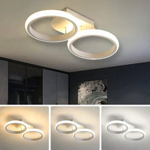 Load image into Gallery viewer, LED Mounted Ceiling Lamp Decorative Lights Black/White Round Ceiling Lights 3 Color Lights
