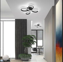 Load image into Gallery viewer, Modern LED Ceiling Light Black/White LED Ceiling Light Fixture Indoor Ceiling Lamp 33W
