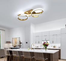 Load image into Gallery viewer, Modern LED Ceiling Light 36W Creative Gold Ceiling Lamp LED 42cm Cool White
