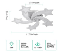 Load image into Gallery viewer, LED Ceiling Light, Dimmable Ceiling Light with Remote Control 70cm White
