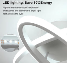 Load image into Gallery viewer, Modern LED Ceiling Light White Creative Oval Cool White 30cm
