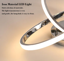 Load image into Gallery viewer, Modern LED Ceiling Lamp Silver Ceiling Light LED 40cm Light Fixture 3000K
