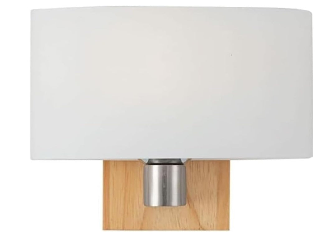 Wall Light Modern Wooden Base Wall Lamp E27 Wall Sconce