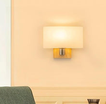 Load image into Gallery viewer, Wall Light Modern Wooden Base Wall Lamp E27 Wall Sconce
