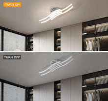 Load image into Gallery viewer, LED Ceiling Light Wave Shaped Integrated 24W 2000 Lumen Cool Light Modern Chandelier
