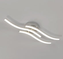 Load image into Gallery viewer, LED Ceiling Light 18W Modern Led Light 3 LED Curved Strips Indoor Flush Mount
