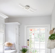 Load image into Gallery viewer, LED Ceiling Light 18W Modern Led Light 3 LED Curved Strips Indoor Flush Mount

