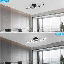 Load image into Gallery viewer, LED Ceiling Lights 2 Black Parallels 14W Cool White Light 60cm
