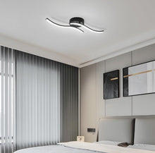 Load image into Gallery viewer, LED Ceiling Lights 2 Black Parallels 14W Cool White Light 60cm
