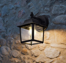 Load image into Gallery viewer, Wall LED Porch Outdoor Mounted Wall Light Retro Black Loft Rustic Wall Lamp
