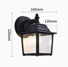 Load image into Gallery viewer, Wall LED Porch Outdoor Mounted Wall Light Retro Black Loft Rustic Wall Lamp
