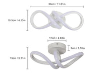 Load image into Gallery viewer, Modern LED Ceiling Light 30 cm White/ Black 3 Color Lights
