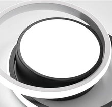 Load image into Gallery viewer, LED Ceiling Light White and Black Round Modern 32W, 2350LM Cold White Light
