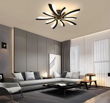 Load image into Gallery viewer, LED Ceiling Light Dimmable with Remote Control 70cm Black
