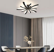 Load image into Gallery viewer, LED Ceiling Light Dimmable with Remote Control 70cm Black
