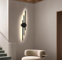 Load image into Gallery viewer, LED Indoor Wall Light 20W Modern 3000 K Warm Light Black 29cm
