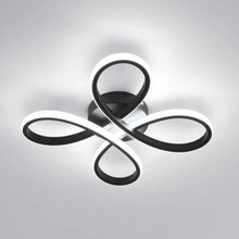 Load image into Gallery viewer, Modern LED Ceiling Light White/Black , 30W Ceiling Lamp Flower Ceiling Lighting Cool Light
